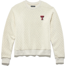 Flag & Anthem Quilted Ladies Sweatshirt