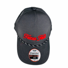 Imperial Habanero Puff Texas Tech Rope Cap - Black