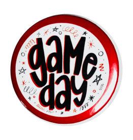Game Day Girls Game Day Squiggles Button  - 2”