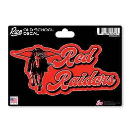 Rico Industries Old School Red Raider Decal