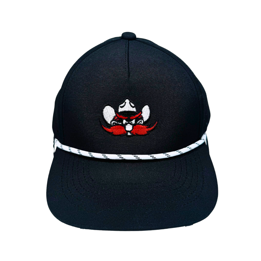 Raider Red Youth Rope Cap - Black/White