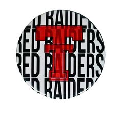 Game Day Girls Repeat Red Raiders Button
