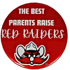 Game Day Girls Best Parents Raise Red Raiders Button