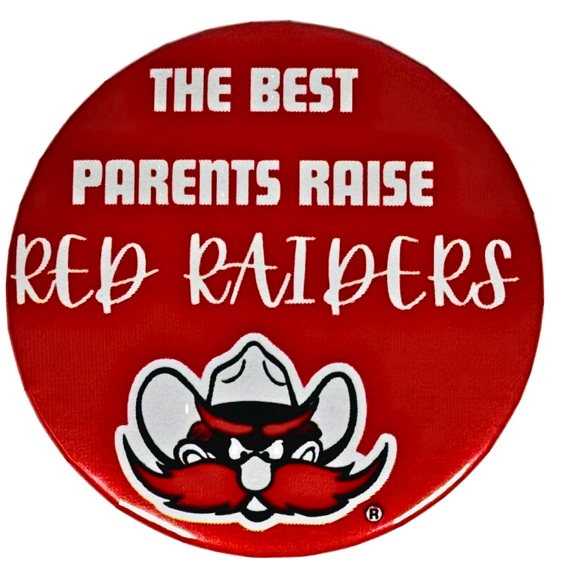 Game Day Girls Best Parents Raise Red Raiders Button