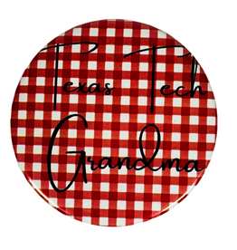 Game Day Girls Grandma Gingham Button
