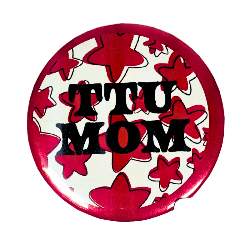 Game Day Girls TTU Mom Stars Button