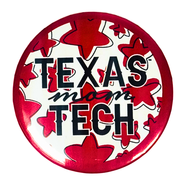 Game Day Girls Texas Tech Mom Stars Button