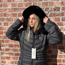 River Trail Ladies Puffer Jacket with Fur Hood