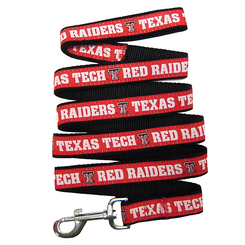 Fanatics Texas Tech Dog Leash - Repeat Logo Red & Black