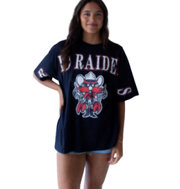 Gameday Social Raider Red Oversized Tee