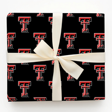 Aspen & Arlo Double T Black Wrapping Paper - 15 Feet