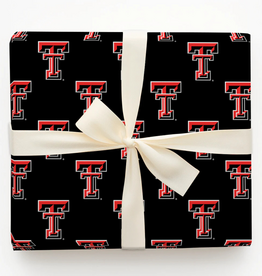 Aspen & Arlo Double T Black Wrapping Paper - 6 Feet