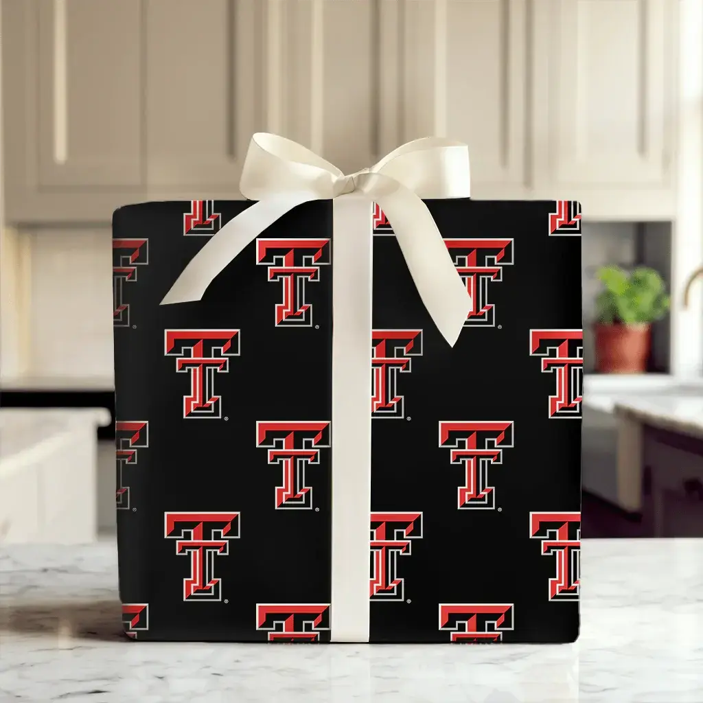 Aspen & Arlo Double T Black Wrapping Paper - 6 Feet