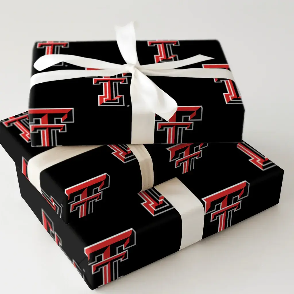 Aspen & Arlo Double T Black Wrapping Paper - 6 Feet