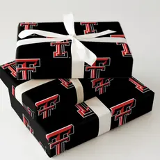 Aspen & Arlo Double T Black Wrapping Paper - 6 Feet