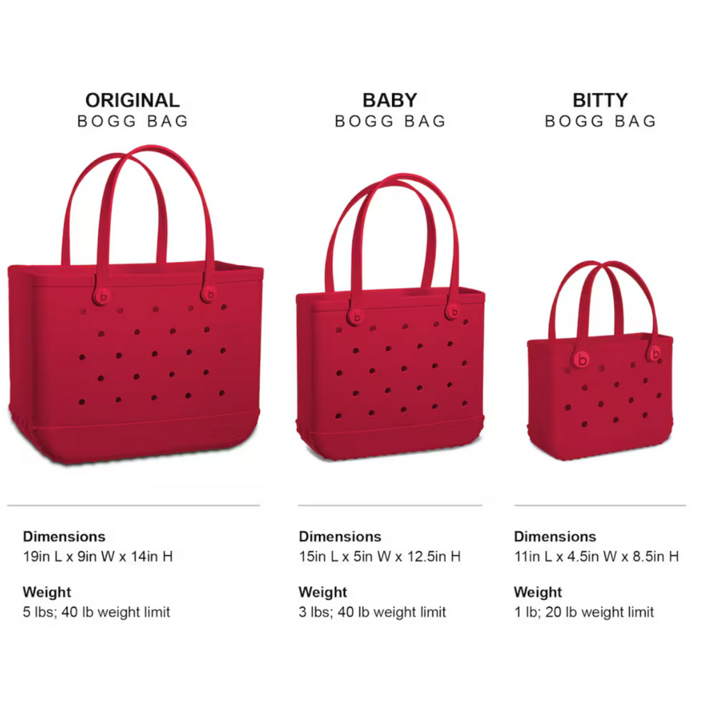 Double T Red Bogg Bag - Medium Size