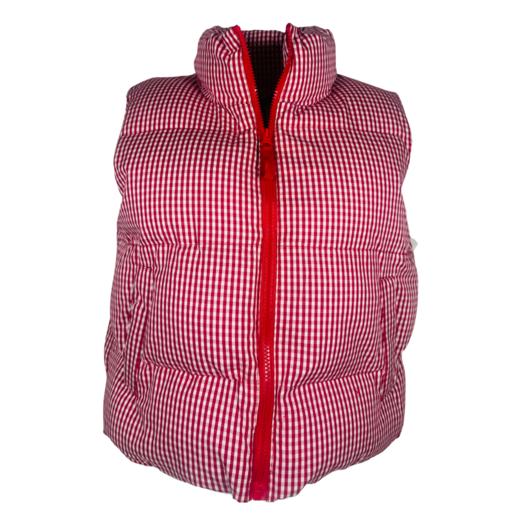 Papermoon Gingham Puffer Vest