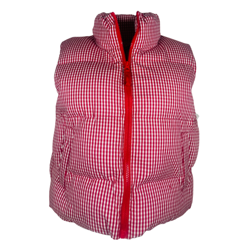 Papermoon Gingham Puffer Vest