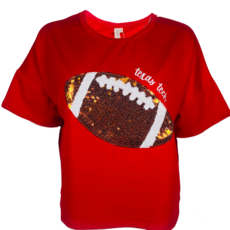 Hayden Sequin Football Gameday Blouse