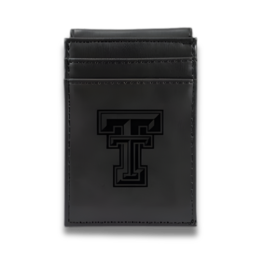 Rico Industries Laser Engraved Front Pocket Wallet - Black