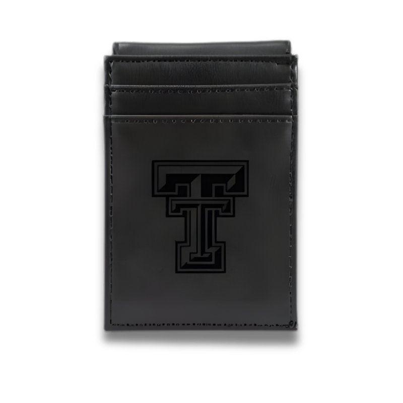 Rico Industries Laser Engraved Front Pocket Wallet - Black