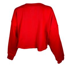 Gameday Social Wreck 'em Chenille Crop Sweatshirt