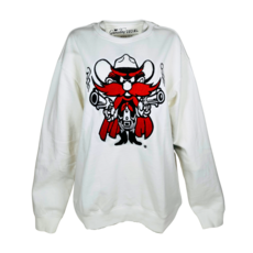 Gameday Social Raider Red Chenille Sweatshirt