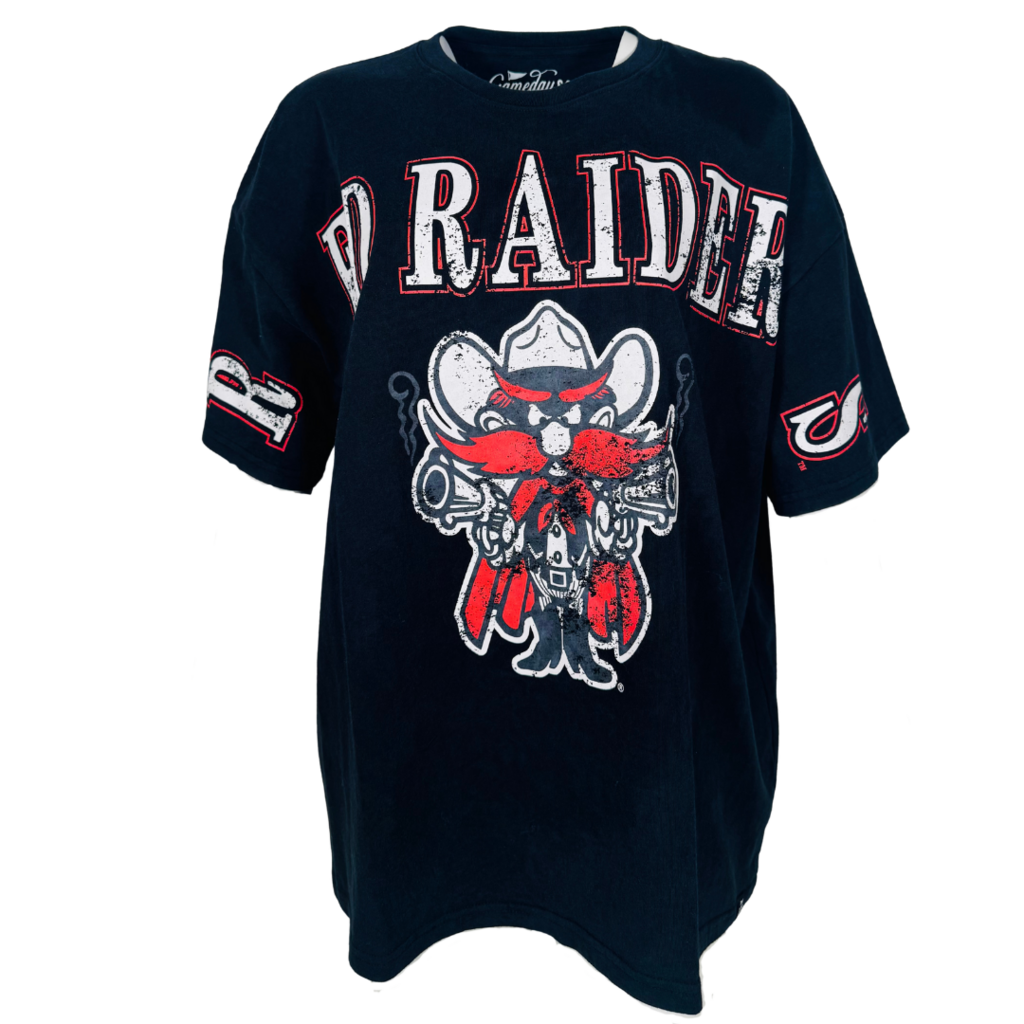 Gameday Social Raider Red Oversized Tee