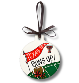 Magnolia Lane Guns Up Stone Ornament