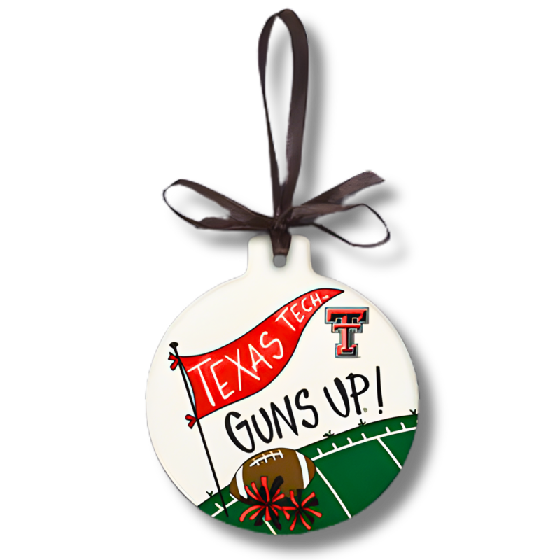 Magnolia Lane Guns Up Stone Ornament