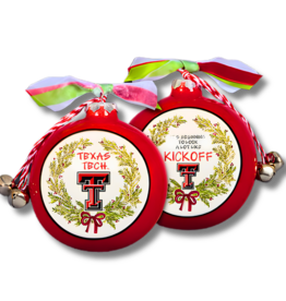 Magnolia Lane Texas Tech Kickoff Ornament