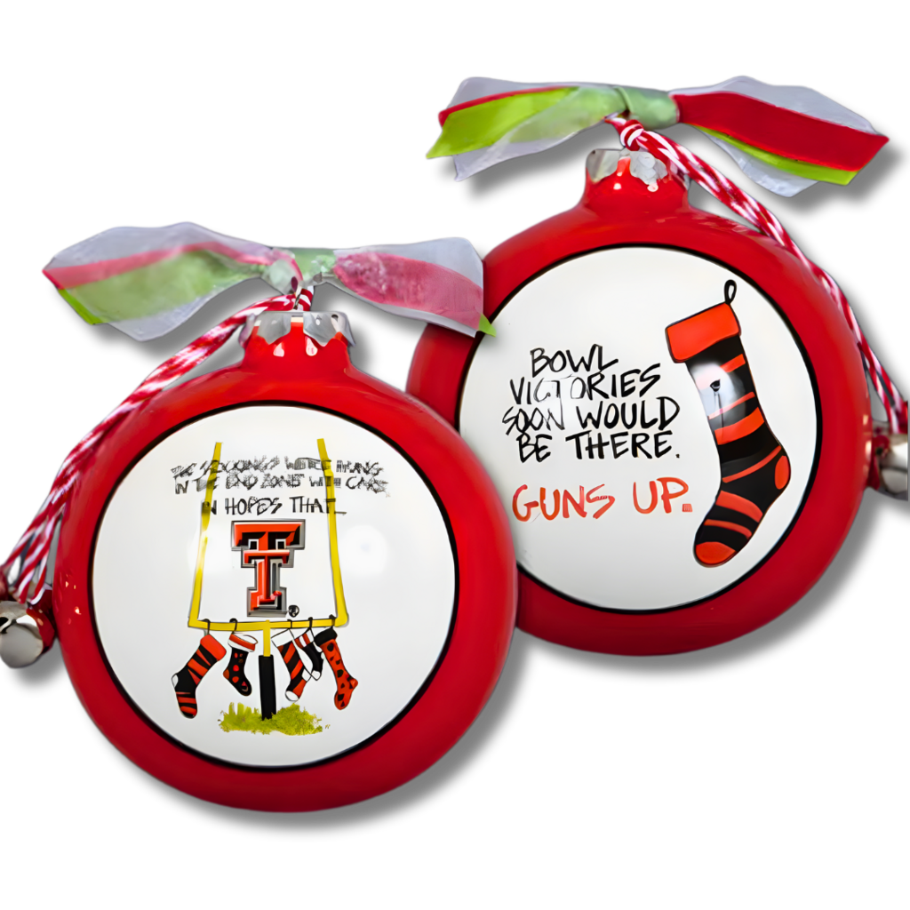 Magnolia Lane Stockings Guns Up Ornament