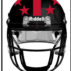 Mini Football Helmet - 100 Year Black