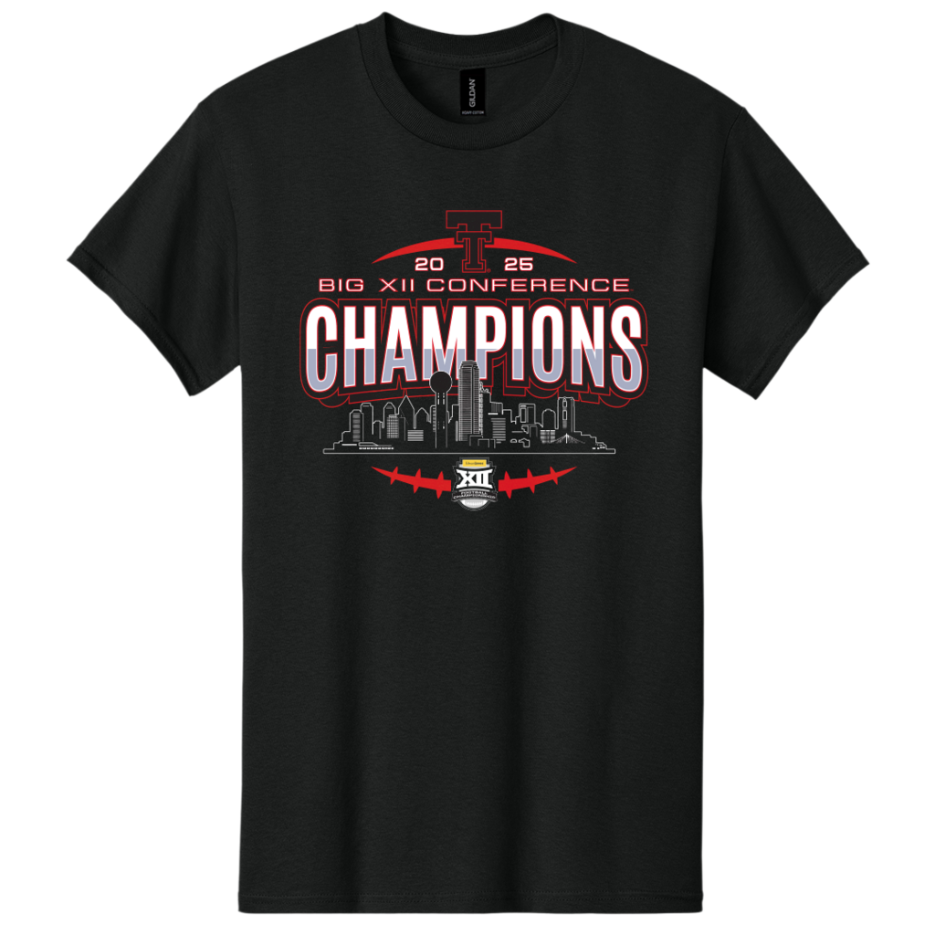 Canvas Big 12 Championship Skyline Stripes Short Sleeve Tee