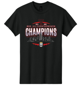 Big 12 Championship Skyline Stripes Short Sleeve Tee