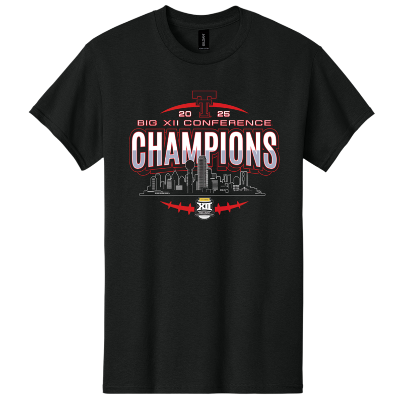 Canvas Big 12 Championship Skyline Stripes Short Sleeve Tee