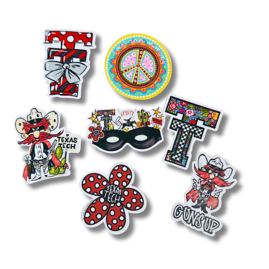 Cathy Branson Designs Lubbock Icons Sticker Pack