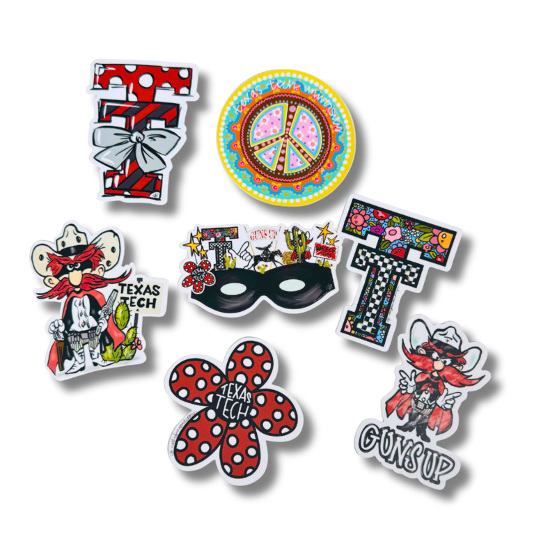 Cathy Branson Designs Lubbock Icons Sticker Pack