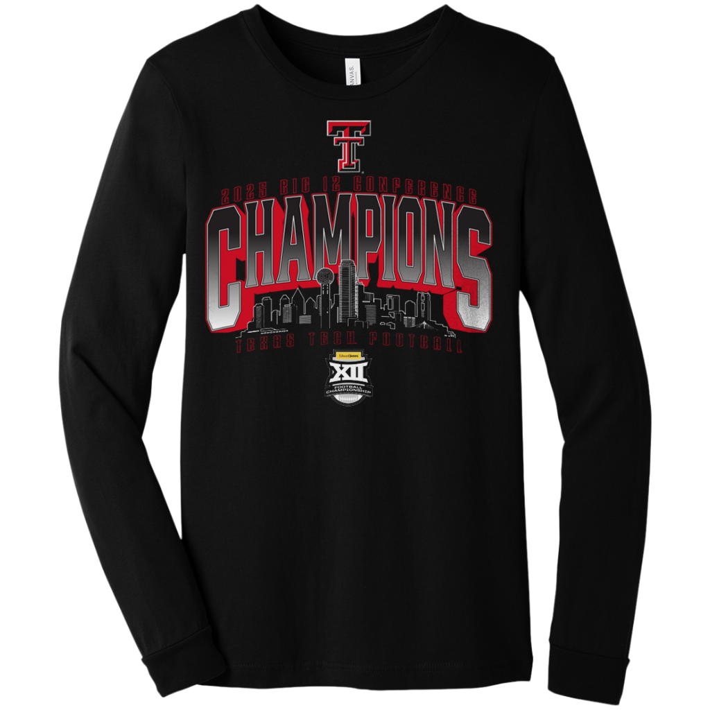 Canvas Big 12 Championship Skyline Long Sleeve Tee