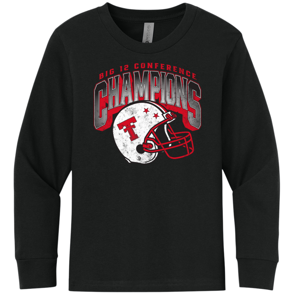 Big 12 Championship Helmet Youth Long Sleeve Tee