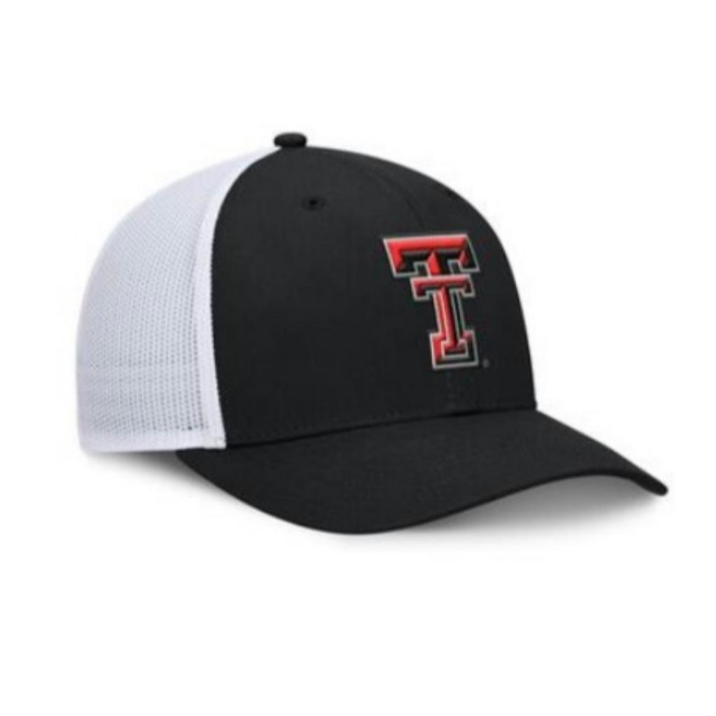 Fanatics Victory Double T Mesh Snapback Cap - Black/White