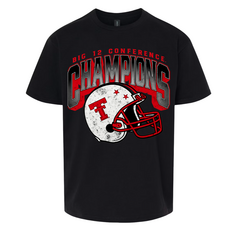 Next Level Big 12 Championship Helmet Youth Short Sleeve Tee