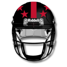 Riddell Mini Football Helmet - 100 Year Black