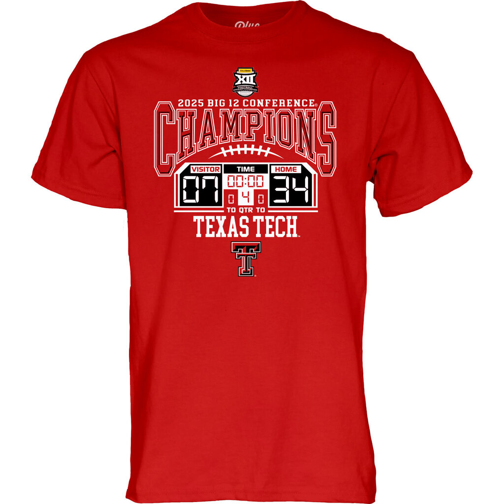Blue 84 Big 12 Championship Score Short Sleeve Tee