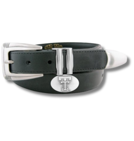 Concho Tip Leather Belt