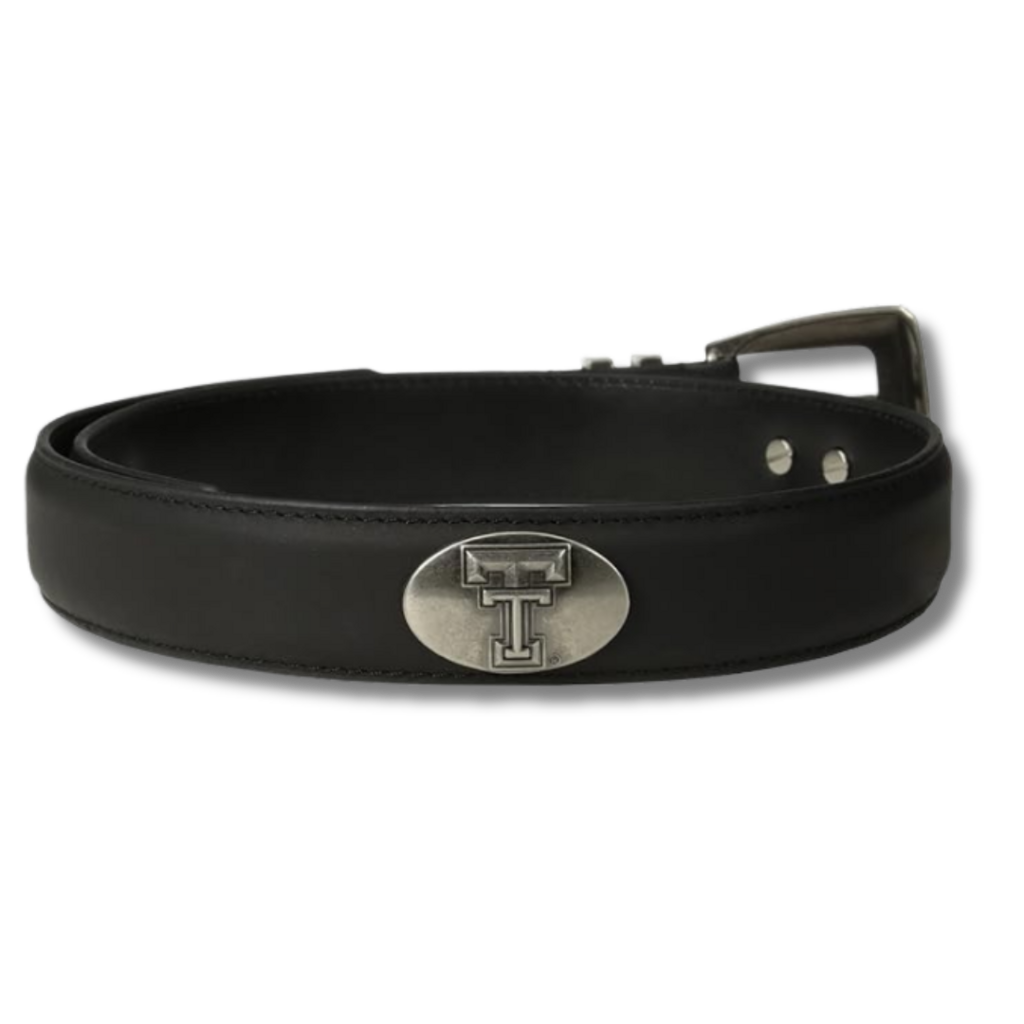 Zeppelin Products Concho Tip Leather Belt