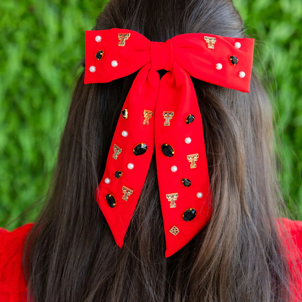 Brianna Cannon Beaded Bow Barrette