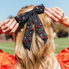 Brianna Cannon Beaded Bow Barrette