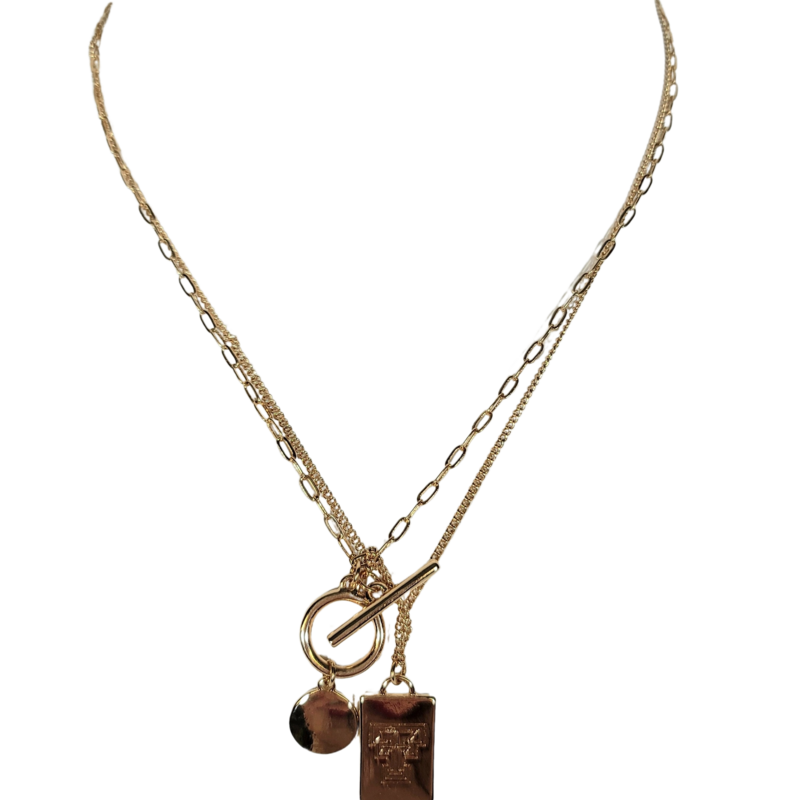 Jillybean Gold Trio Necklace