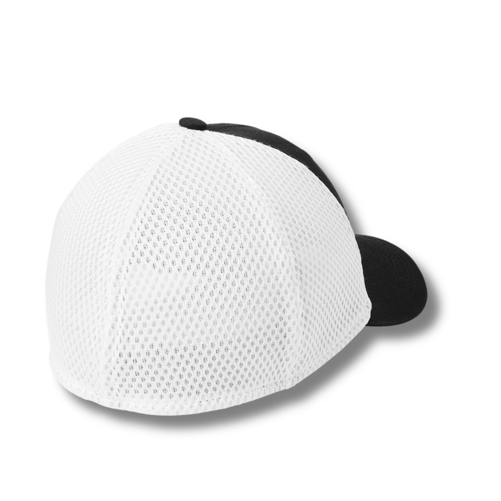 New Era Youth Stretch Mesh Cap - Black/White